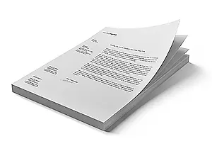 Multi-page print from a PDF file in any format up to 430x305 mm.